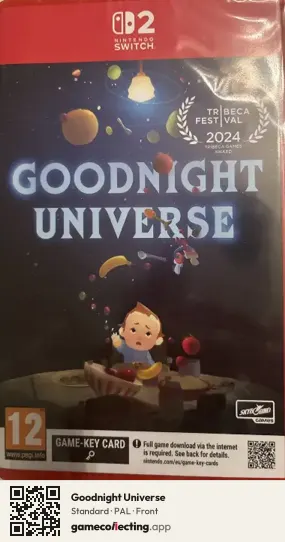 Goodnight Universe Nintendo Switch 2, PAL box front