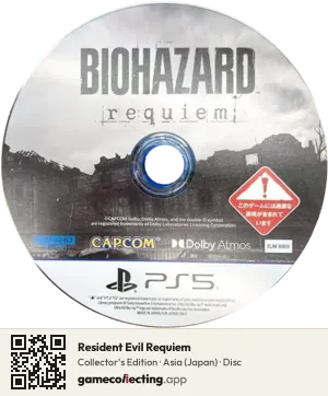 Resident Evil Requiem PlayStation 5, Asia disc