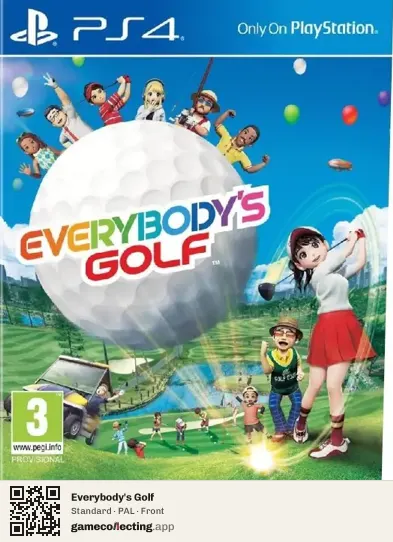 Everybody's Golf PlayStation 4, PAL box front