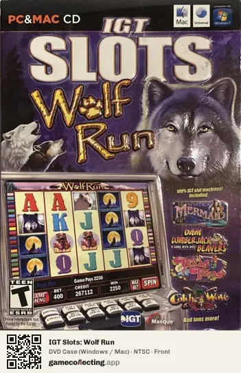 IGT Slots: Wolf Run Computer, NTSC box front