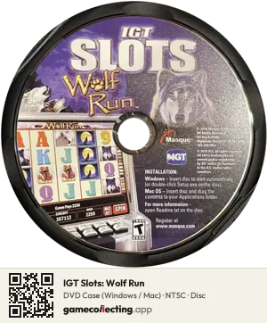 IGT Slots: Wolf Run Computer, NTSC disc