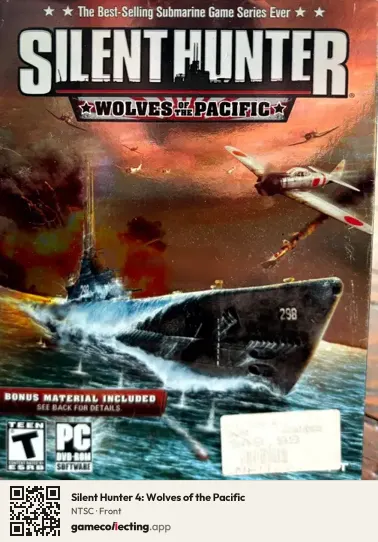 Silent Hunter 4: Wolves of the Pacific Computer, NTSC box front