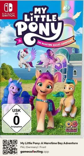 My Little Pony: A Maretime Bay Adventure Nintendo Switch, Germany box front