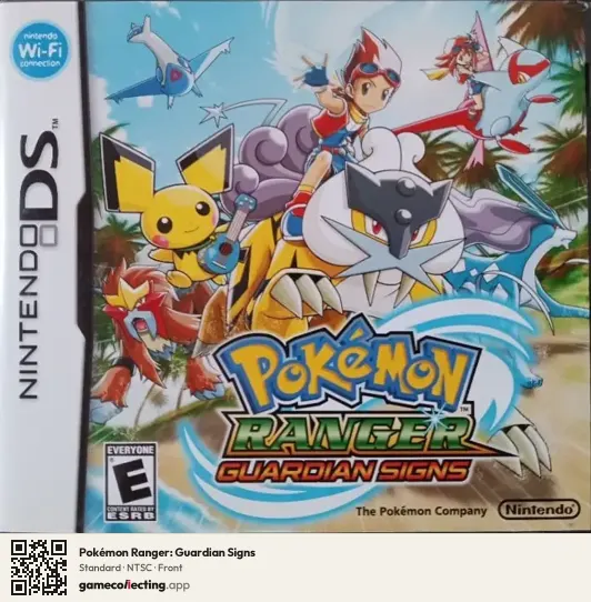 Pokémon Ranger: Guardian Signs Nintendo DS, NTSC box front
