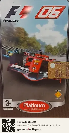 Formula One 06 PlayStation Portable, Italy box front