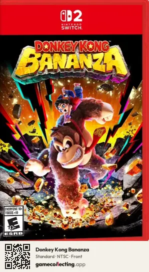 Donkey Kong Bananza Nintendo Switch 2, NTSC box front