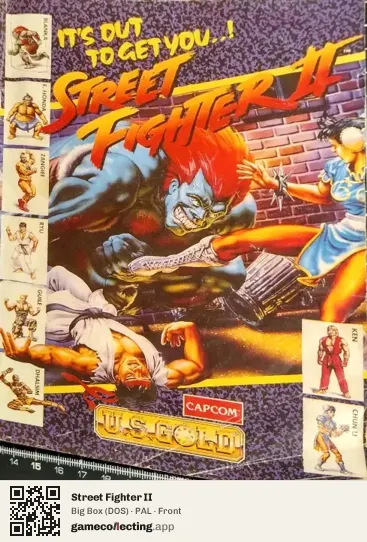 Street Fighter II Computer, PAL box front