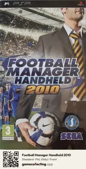 Football Manager Handheld 2010 PlayStation Portable, Italy box front