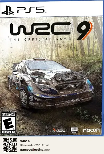 WRC 9 PlayStation 5, NTSC box front