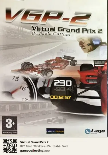 Virtual Grand Prix 2 Computer, Italy box front