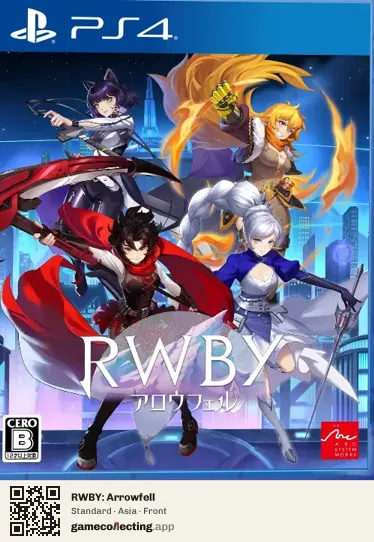 RWBY: Arrowfell PlayStation 4, Asia box front