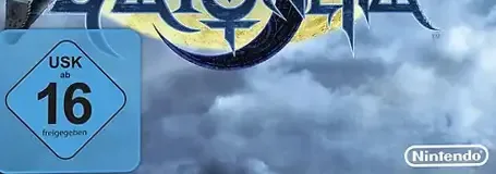 Bayonetta 2, the USK square on its front