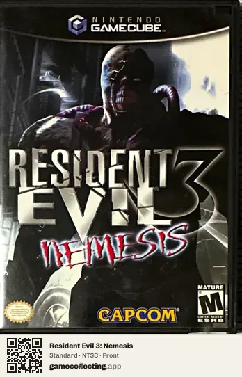 Resident Evil 3: Nemesis Nintendo GameCube, NTSC box front