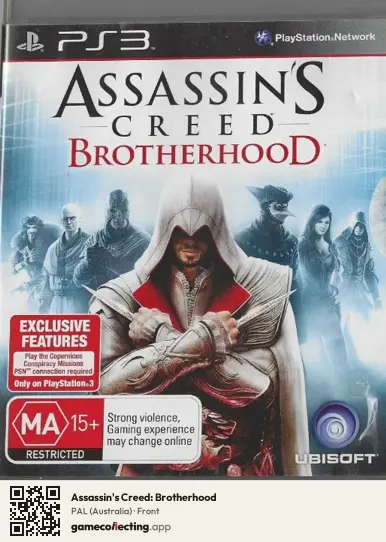 Assassin's Creed: Brotherhood PlayStation 3, Australia box front