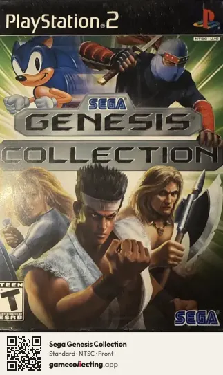 Sega Genesis Collection PlayStation 2, NTSC box front