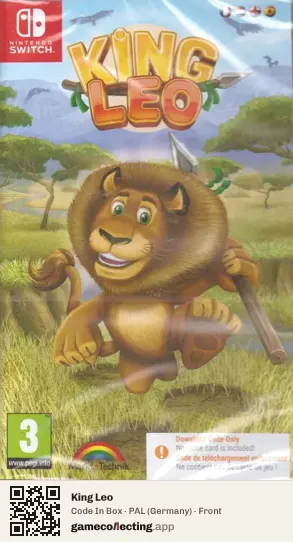 King Leo Nintendo Switch, Germany box front