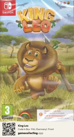 King Leo Nintendo Switch, Germany box front