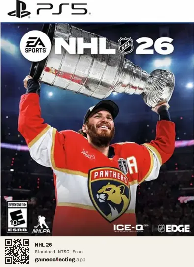 NHL 26 PlayStation 5, NTSC box front