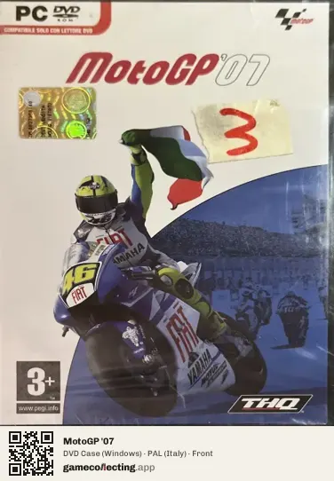 MotoGP '07 Computer, Italy box front