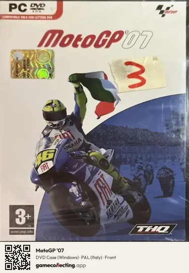 MotoGP '07 Computer, Italy box front
