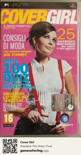 Cover Girl PlayStation Portable, Italy box front