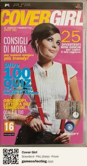 Cover Girl PlayStation Portable, Italy box front