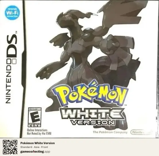 Pokémon White Version Nintendo DS, Asia box front