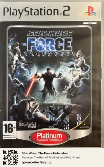 Star Wars: The Force Unleashed PlayStation 2, PAL box front