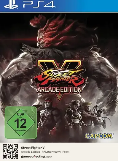Street Fighter V PlayStation 4, Germany box front
