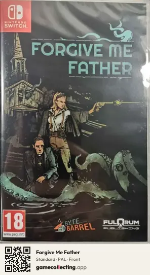 Forgive Me Father Nintendo Switch, PAL box front