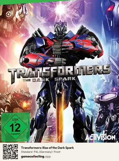 Transformers: Rise of the Dark Spark Xbox One, Germany box front