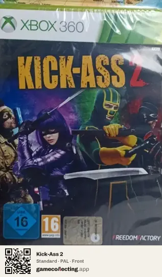 Kick-Ass 2 Xbox 360, PAL box front