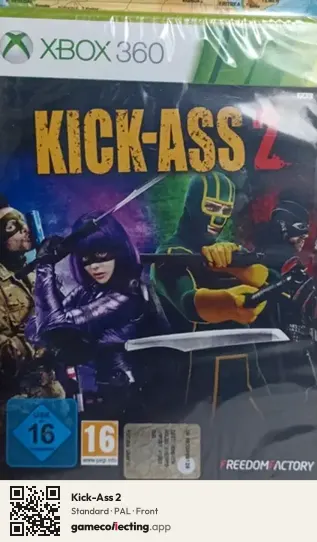 Kick-Ass 2 Xbox 360, PAL box front