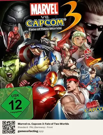 Marvel vs. Capcom 3: Fate of Two Worlds PlayStation 3, Germany box front
