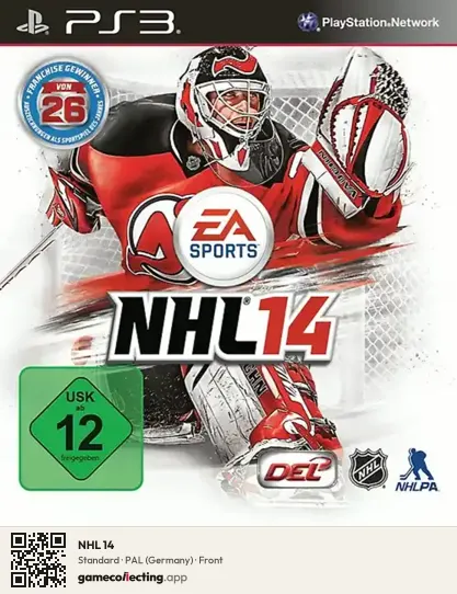 NHL 14 PlayStation 3, Germany box front