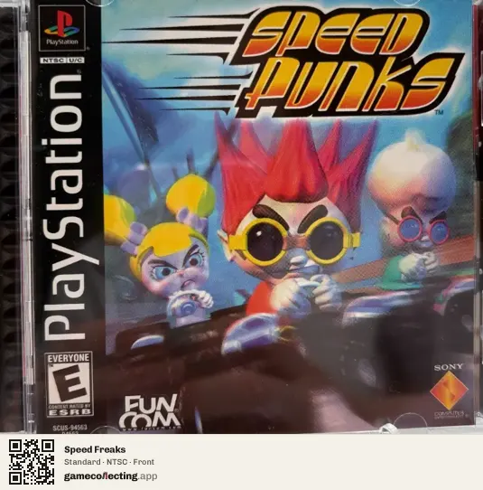 Speed Freaks PlayStation, NTSC box front