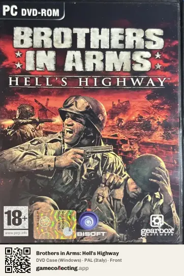 Brothers in Arms: Hell's Highway Computer, Italy box front