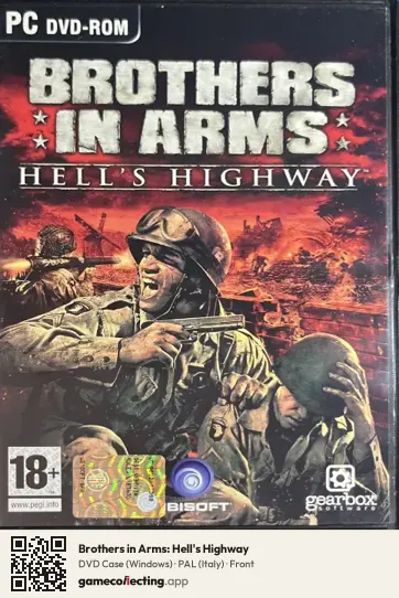 Brothers in Arms: Hell's Highway Computer, Italy box front