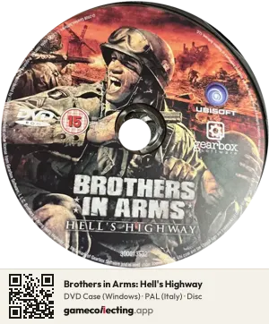 Brothers in Arms: Hell's Highway Computer, PAL disc