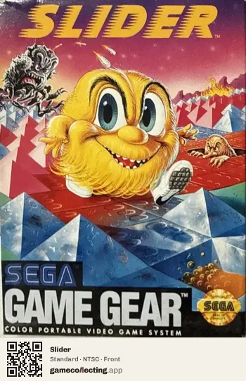 Slider Sega Game Gear, NTSC box front