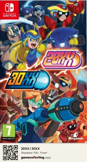 20XX / 30XX Nintendo Switch, PAL box front