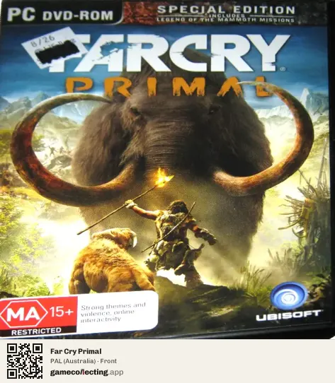 Far Cry Primal Computer, Australia box front