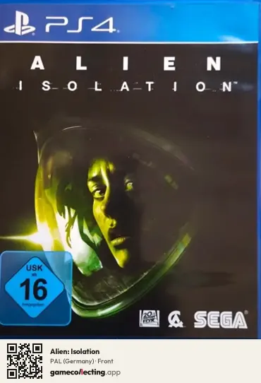 Alien: Isolation PlayStation 4, Germany box front
