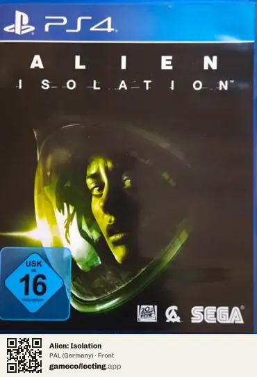 Alien: Isolation PlayStation 4, Germany box front