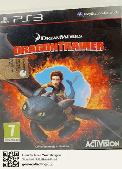 How to Train Your Dragon PlayStation 3, Italy box front