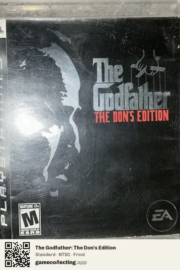 The Godfather: The Don's Edition PlayStation 3, NTSC box front