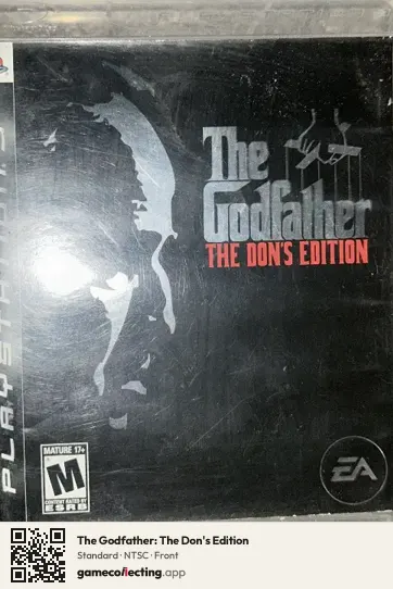 The Godfather: The Don's Edition PlayStation 3, NTSC box front