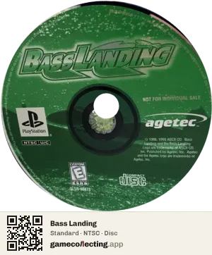 Bass Landing PlayStation, NTSC disc