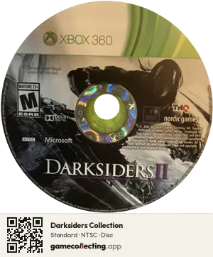 Darksiders Collection Xbox 360, NTSC disc