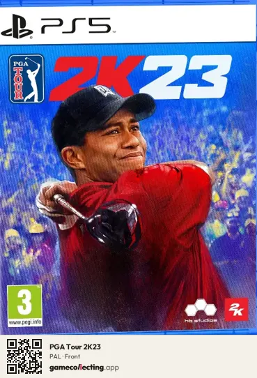 PGA Tour 2K23 PlayStation 5, PAL box front